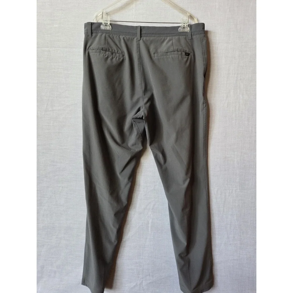 Nike Golf Pants Mens Size 36x32 Grey Dri-FIT Standard Fit Dri-Fit Golf